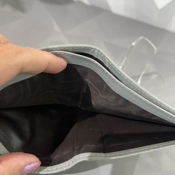 GUCCI Wallet GG Supreme 597609 Leather Grey Men's Women's - Picture 7 of 14